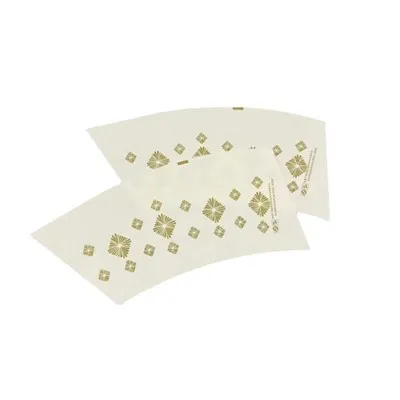 Obična bela papirna čaša za jednokratnu upotrebu